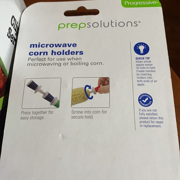 Prep Solutions & Chip Clip- 8 Microwave Safe Corn 🌽 Holders & 1 Clip & Serve. - Picture 11 of 12